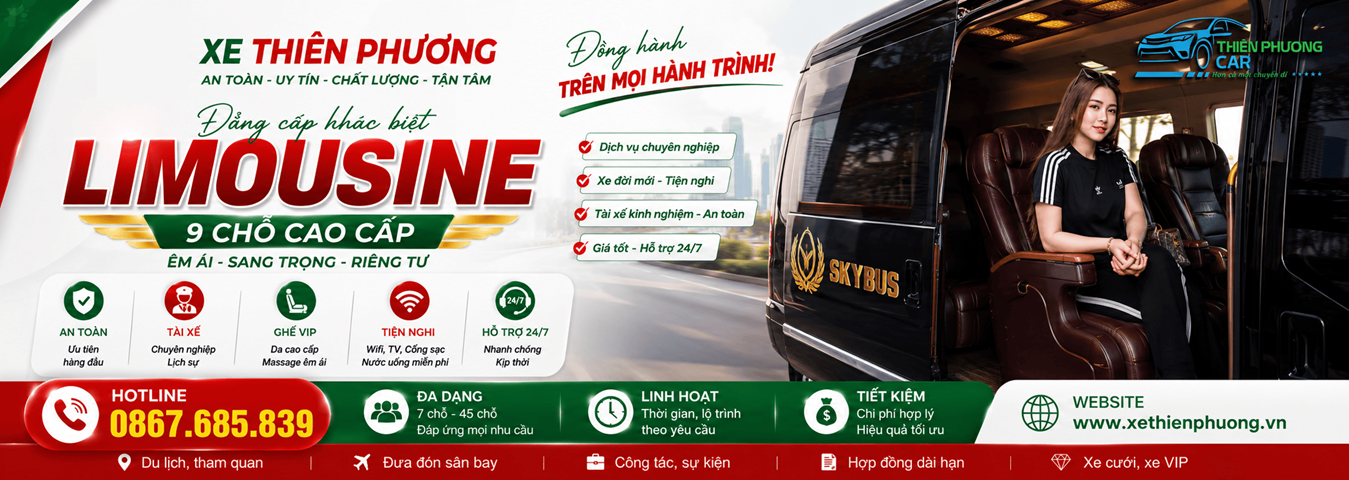thuê xe limousine 9 chỗ