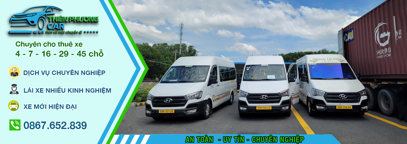 thuê xe 16 chỗ cao cấp tại tphcm